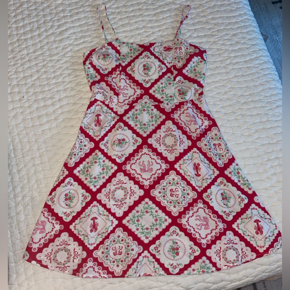 Summer lobster mini dress- Monteau Los Angels NWT small